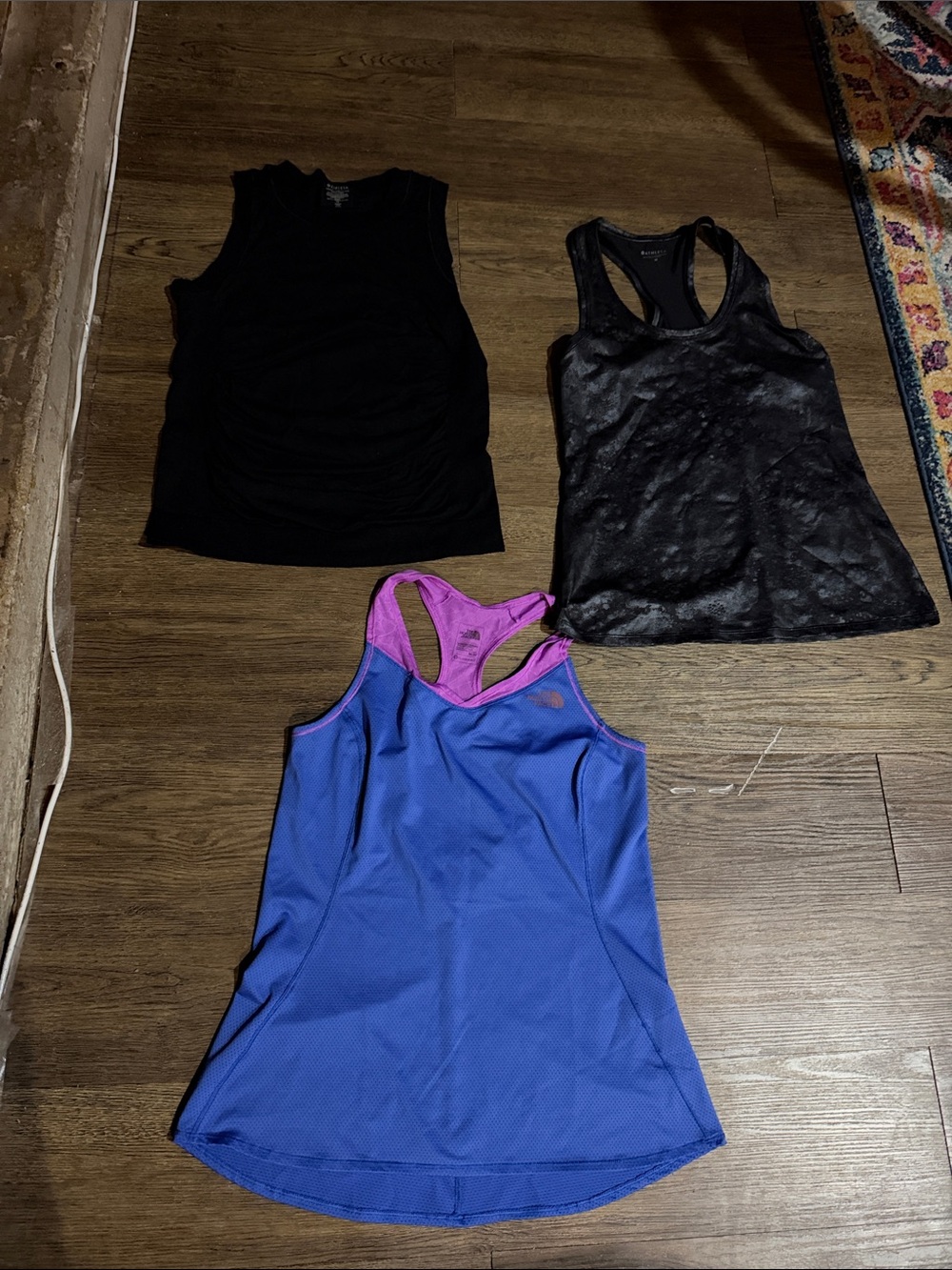 Athletic tops 3 pieces north face and athleta brand
